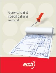 General paint specifications manual - Paint for professionals