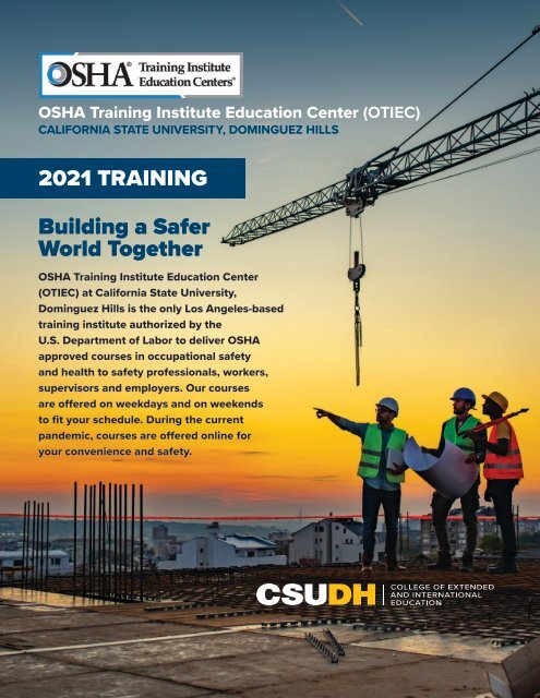 2021 CSUDH  OSHA Program Catalog (Interactive)