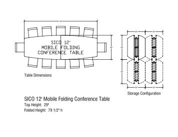 Conference Table Dimensions Model (1) - Sico Inc.
