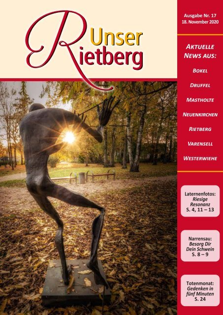 Unser Rietberg Ausgabe 17 vom 18. November 2020