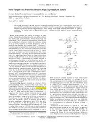 New Terpenoids from the Brown Alga Stypopodium zonale