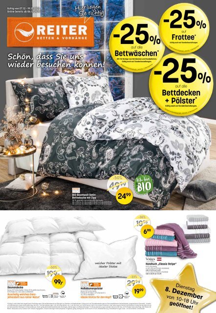 Betten Reiter Flugblatt Dezember KW50/51