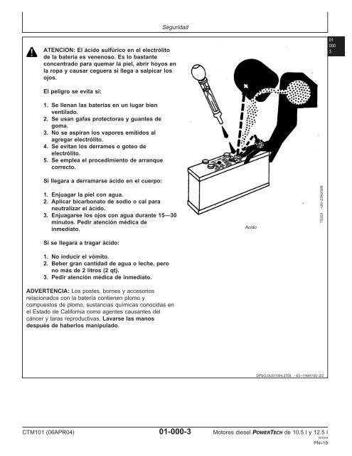 Motores diesel de 10.5 l y 12.5 l Motor ba´sico