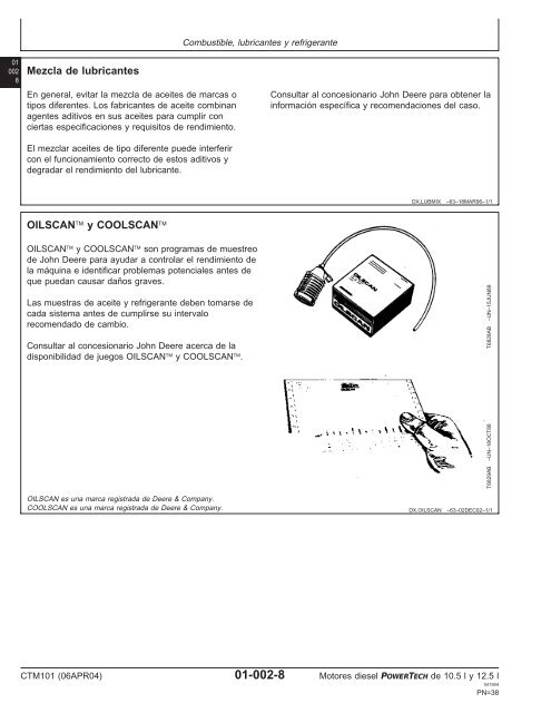 Motores diesel de 10.5 l y 12.5 l Motor ba´sico