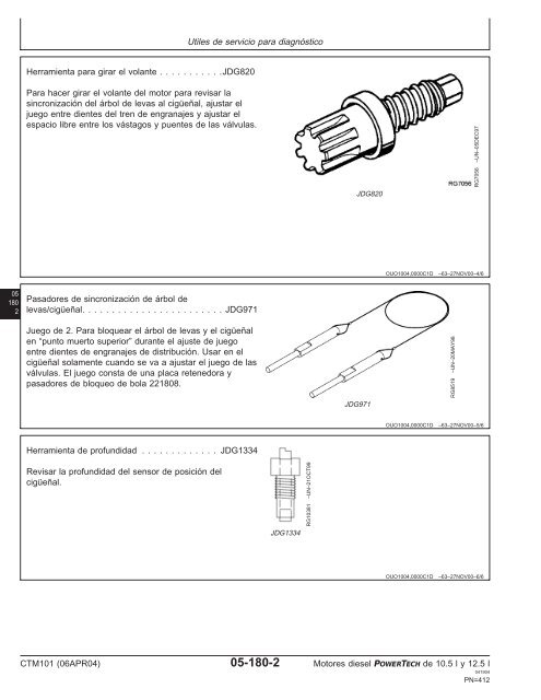 Motores diesel de 10.5 l y 12.5 l Motor ba´sico