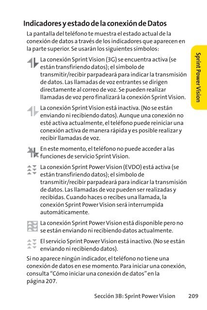 Guía para usuarios del teléfono - Sprint Support