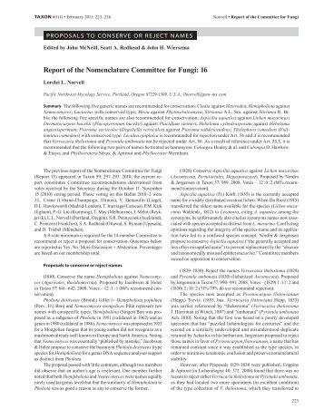 Taxon16rpt_norvell2011 - International Mycological Association