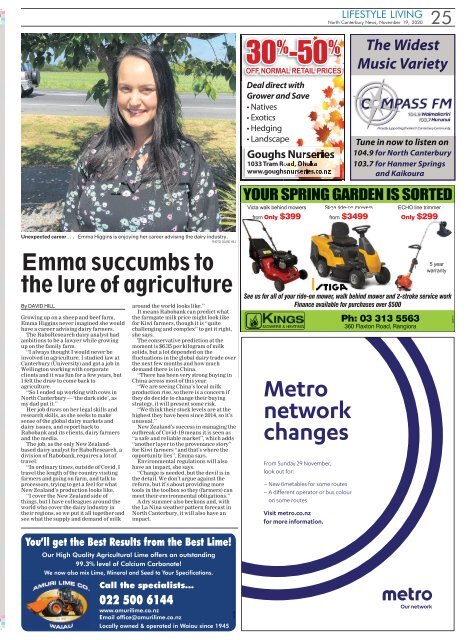 North Canterbury News: November 19, 2020