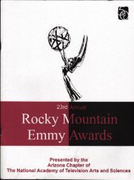 2000 RMSW Emmy Gala Program