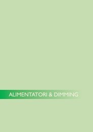 ALIMENTATORI & DIMMING - Sicom