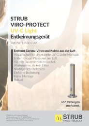 STRUB UV-C LIGHT ENTKEIMUNGSGERÄT