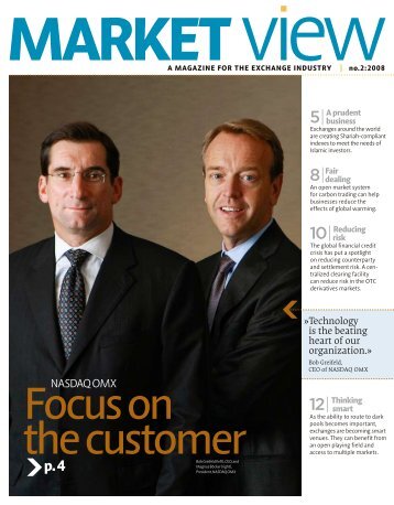 MARKETA MAGAZINE FOR THE EXCHANGE ... - Nasdaq OMX