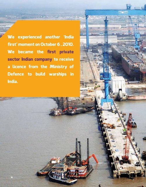 Annual Report FY 2010-11 - Pipavav Shipyard