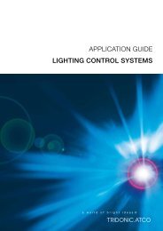 APPLICATION GUIDE LIGHTING CONTROL SYSTEMS - Nortronic