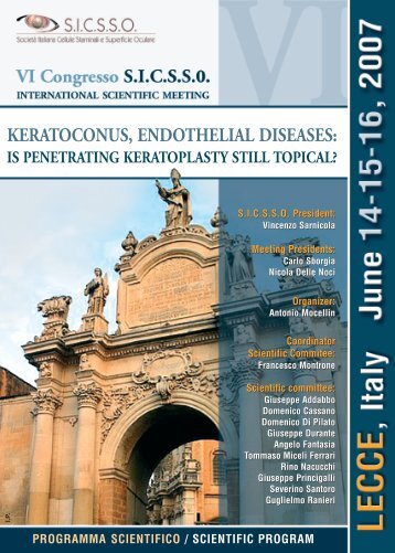 keratoconus, endothelial diseases - ROLANDSICSSO Official Website