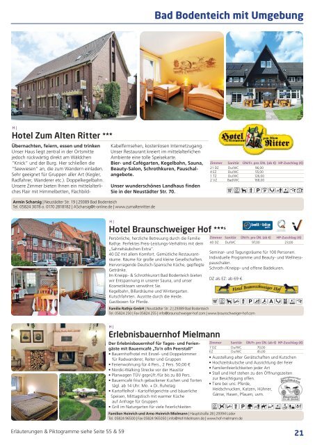 Urlaubsmagazin Uelzen 2021