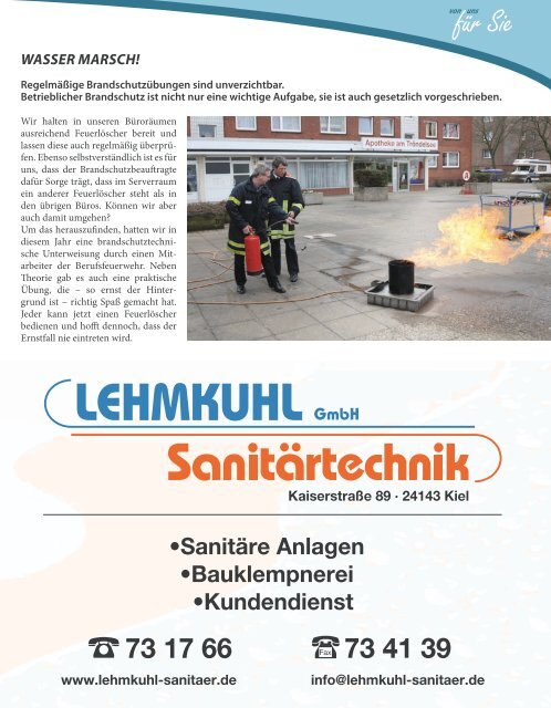 Winter 2010 Zeitung der - Wohnungsbau-Genossenschaft Kiel-Ost eG