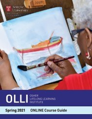 OLLI Spring 2021 Course Guide