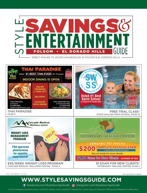 Savings and Entertainment Guide December 2020