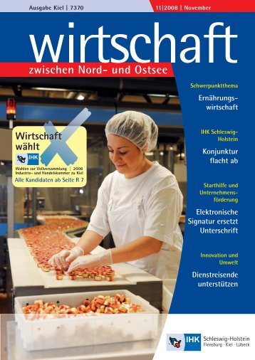 zwischen Nord- und Ostsee - IHK Schleswig-Holstein