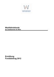 Wohlfahrtsfonds - Concisa Vorsorgeberatung und Management AG