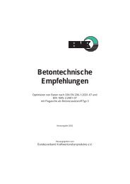 BVK-Betontechnische Empfehlungen