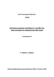 12349 UNTERSUCHUNGEN ZUM EINSATZ VON BETON - Amtliche ...