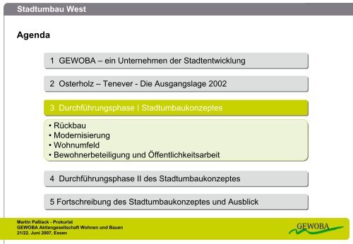 Martin Paßlack - Stadtumbau West