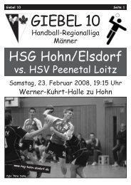 Giebel 10.qxd - HSG Hohn / Elsdorf