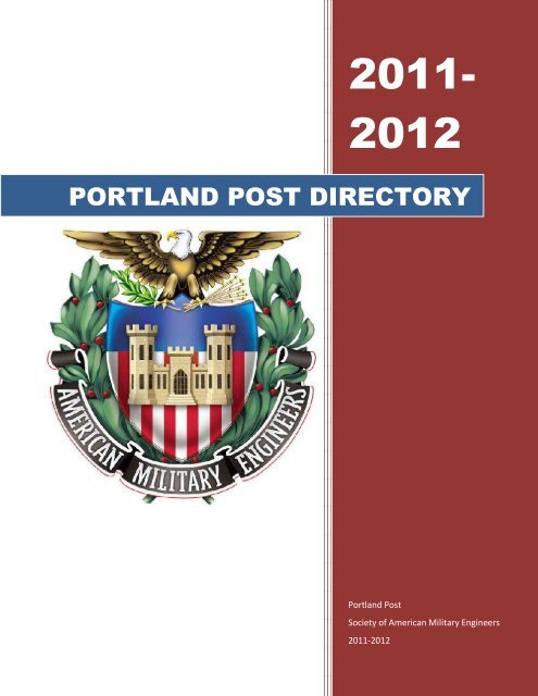 portland post directory - Society of American Military Engineers