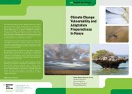 Climate Change Vulnerability and Adaptation Preparedness in Kenya