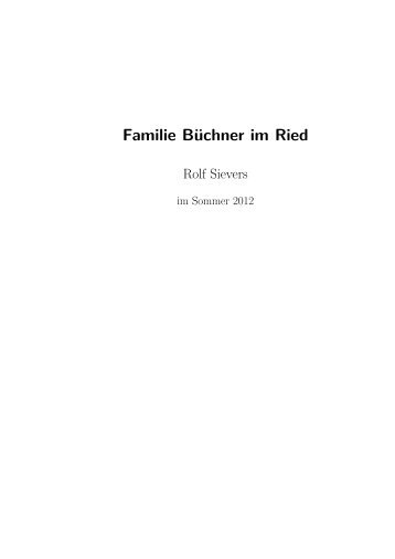 Familie Büchner im Ried - Rolf Sievers