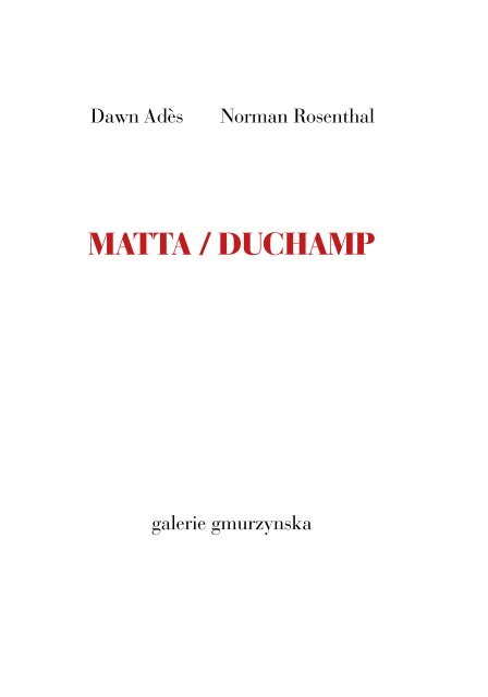 Matta-Duchamp