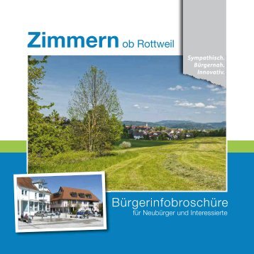 Bürgerbroschüre Zimmern ob Rottweil