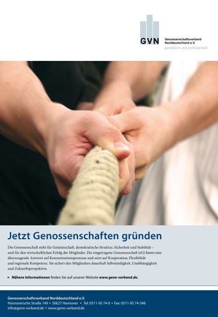 Jahresbericht 2007 - Fachorgane - Genossenschaftsverband eV