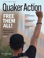 Quaker Action: Free Them All (Fall 2020)