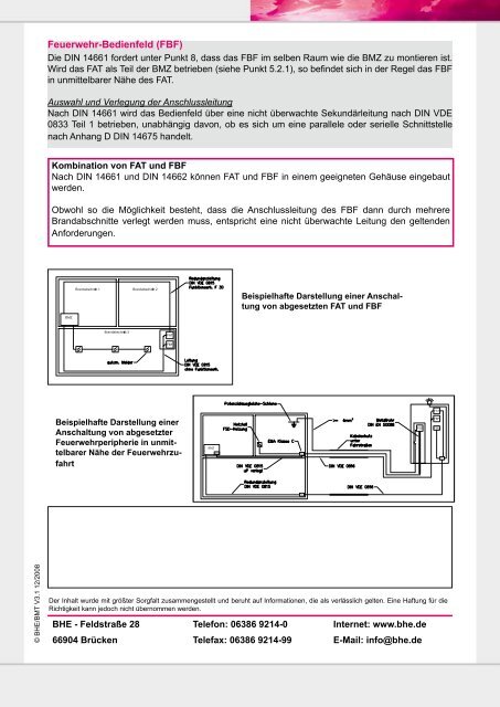 Brandmeldetechnik Feuerwehrperipherie-Geräte