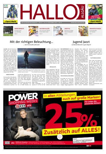 Hallo-Allgäu  vom Samstag, 21.November