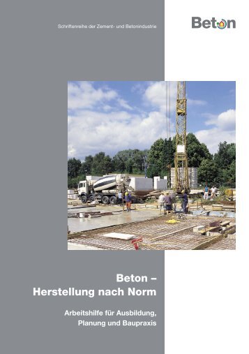 Beton – Herstellung nach Norm - Betonshop