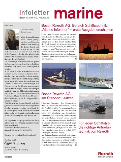 Marine Infoletter - Bosch Rexroth