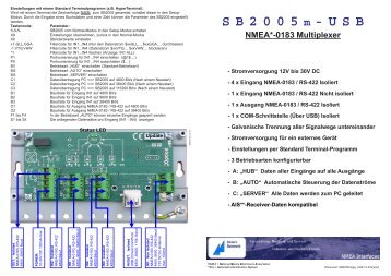 SB2005 m -USB NMEA - Sievers Elektronik