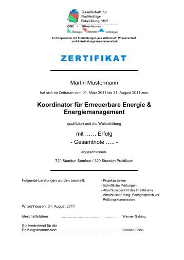 Koordinator für Erneuerbare Energie & Energiemanagement