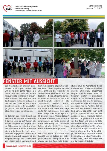 FENSTER MIT AUSSICHT - AWO Mecklenburg-Vorpommern