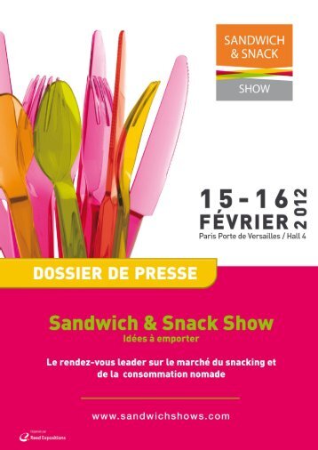 4 Le marché du sandwich et la restauration rapide ... - Salon Parizza