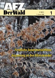 Forstliche Zusammenschlüsse Anpassung an den Klimawandel