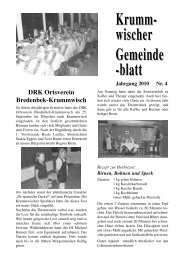 Gemeindeblatt 4.10.. - Krummwisch