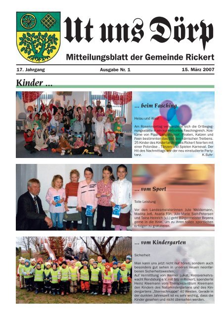 Konfirmation - Gemeinde Rickert