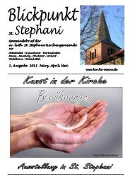 Herr Arnold Pufall - St. Stephani-Kirchengemeinde Meine