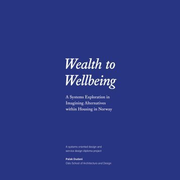 Wealth to Wellbeing