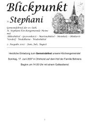 Juni - St. Stephani-Kirchengemeinde Meine